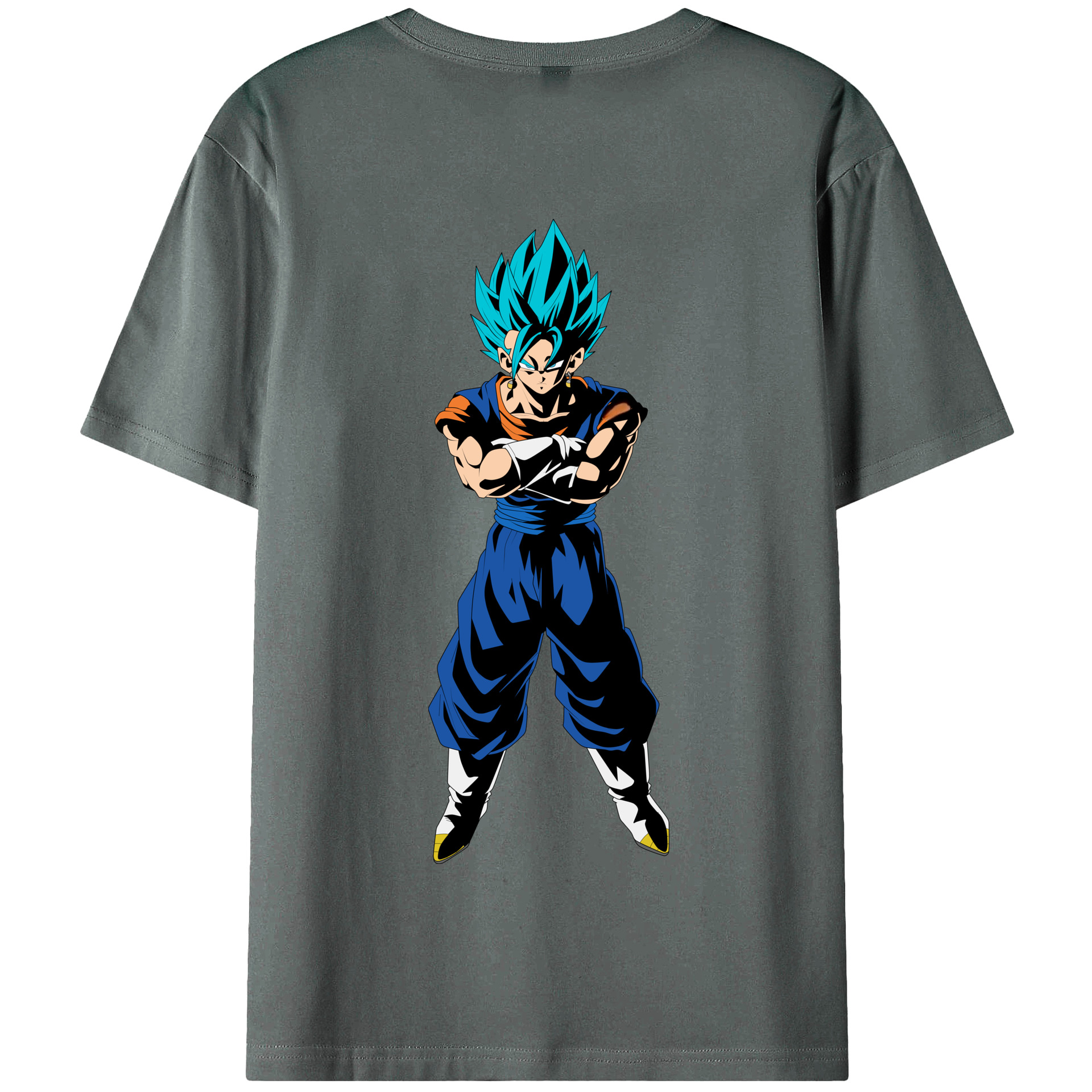（画像用） ドラゴンボール ベジット DRAGON BALL Vegetto 綿100％半袖Tシャツ（背面プリント）